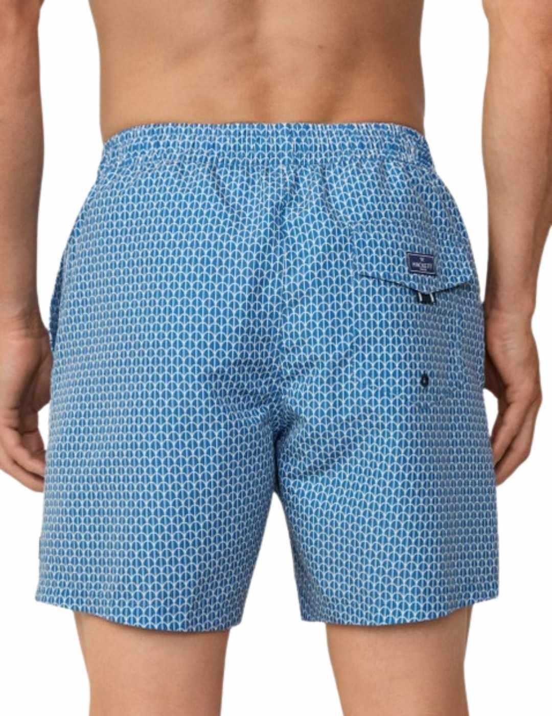 Hackett Bañador Azul estampado