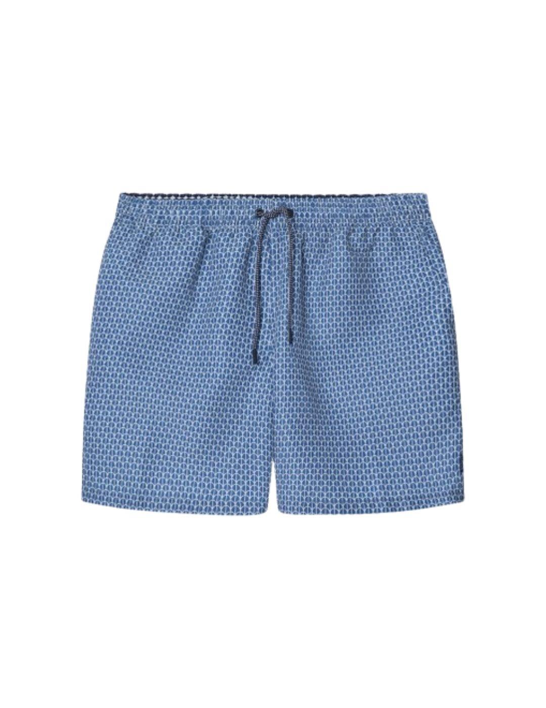 Hackett Bañador Azul estampado