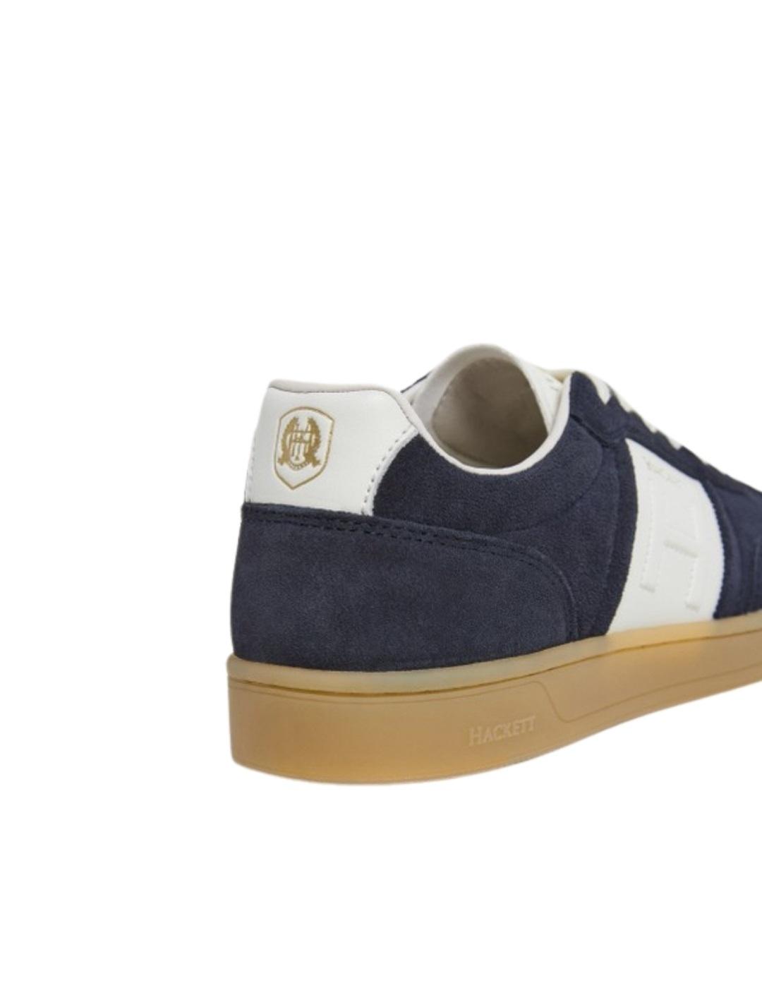 Hackett Zapatillas Azul marino raya blanca