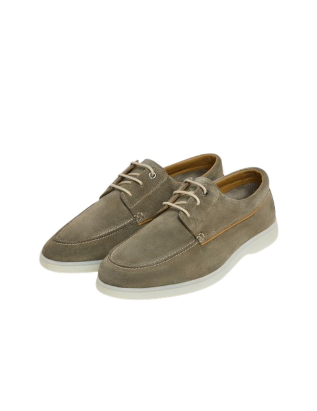 Hackett Zapatos de ante Verde militar