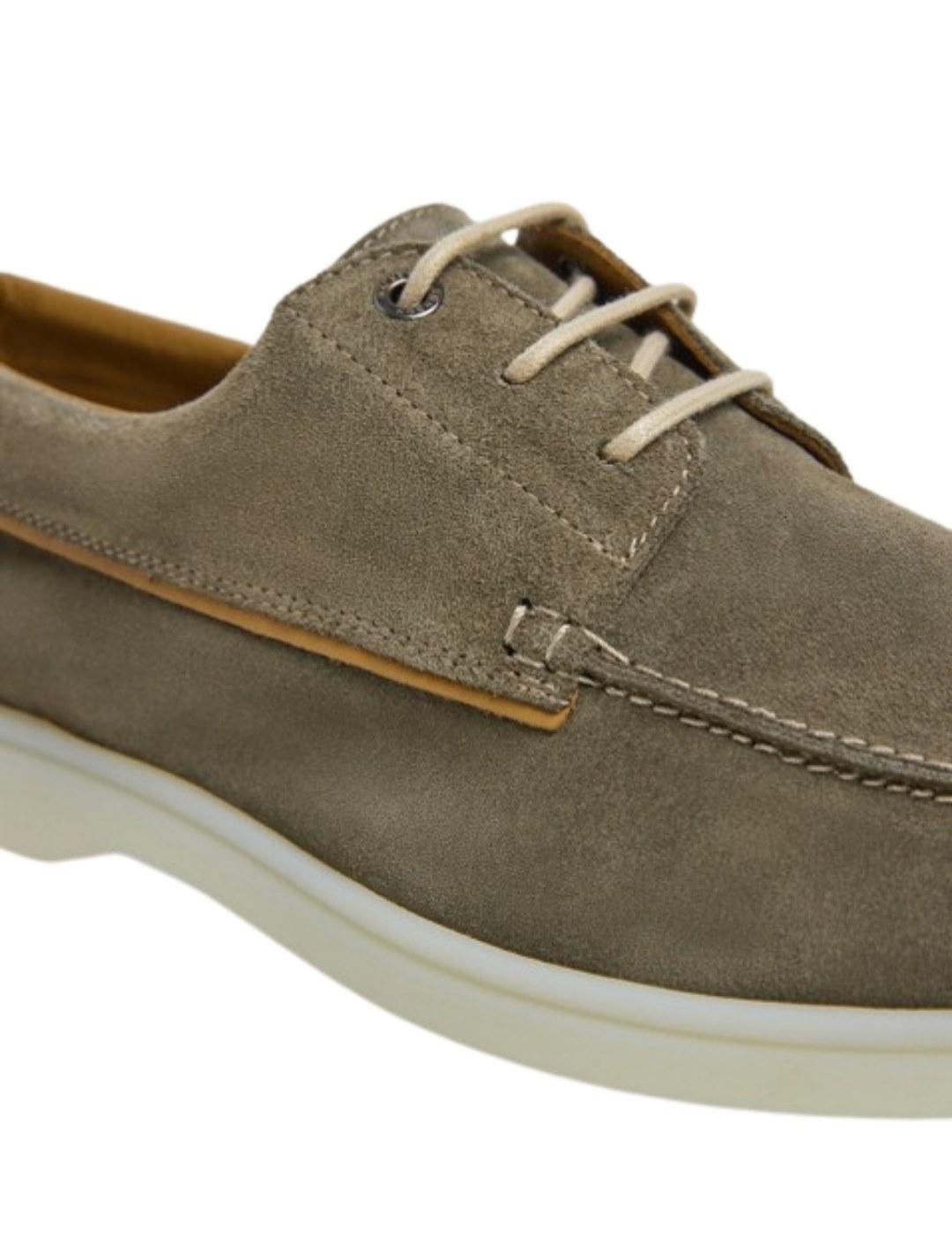 Hackett Zapatos de ante Verde militar