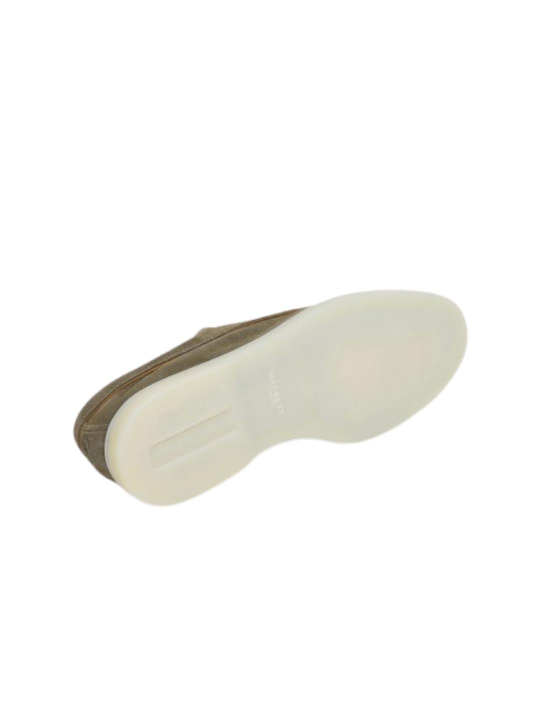 Hackett Zapatos de ante Verde militar