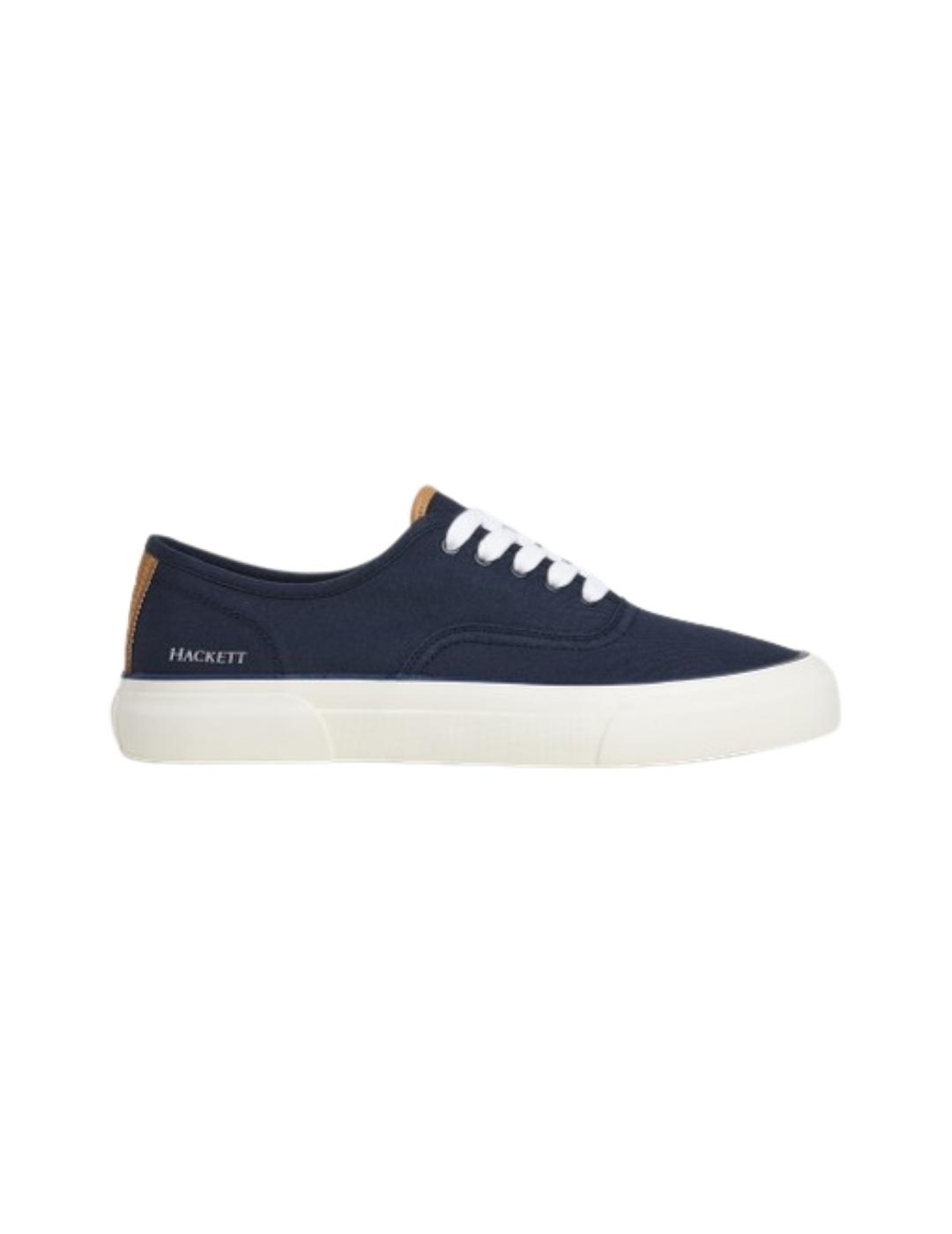 Hackett Zapatillas Azul marino suela blanca