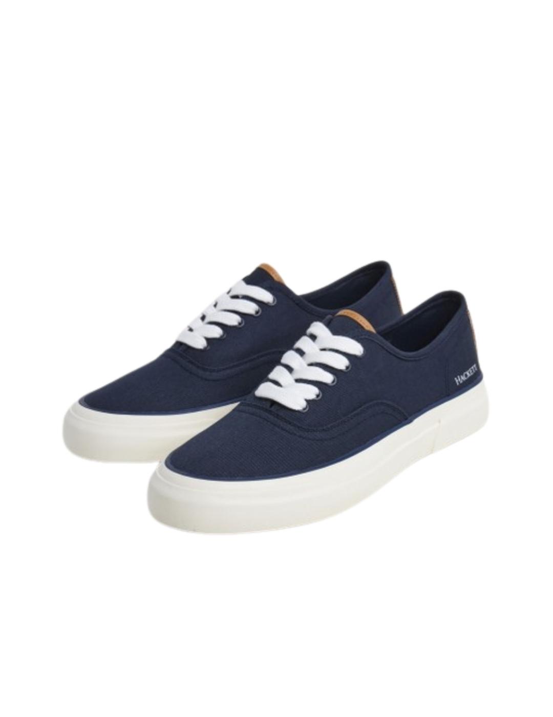 Hackett Zapatillas Azul marino suela blanca