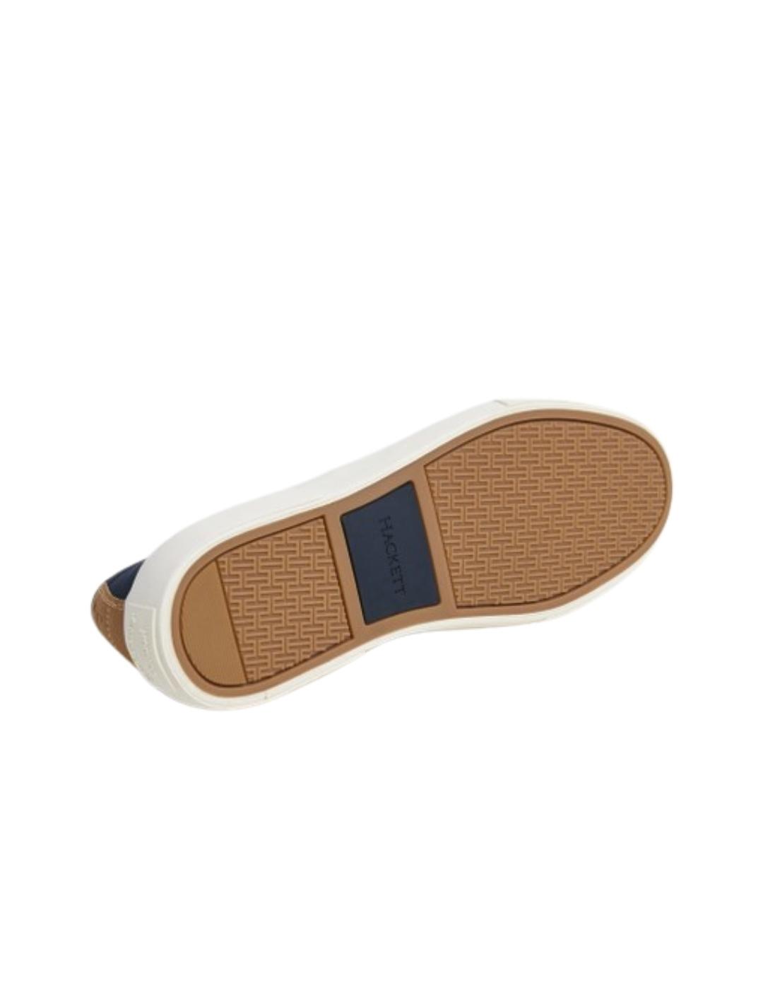 Hackett Zapatillas Azul marino suela blanca