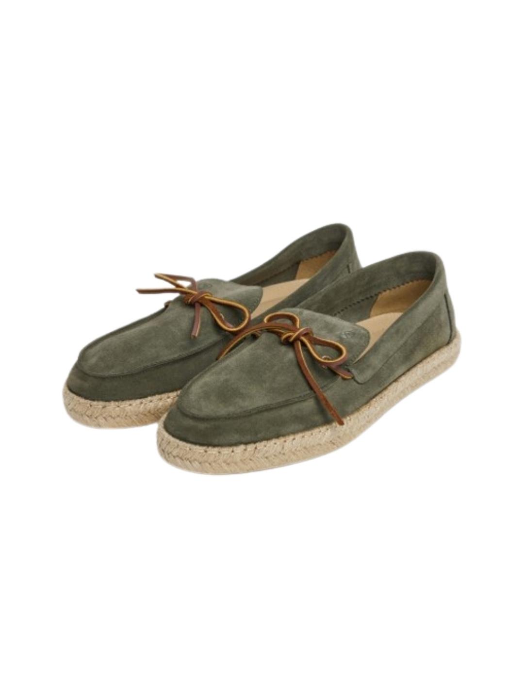 Hackett Zapatos de ante verano Verde safari