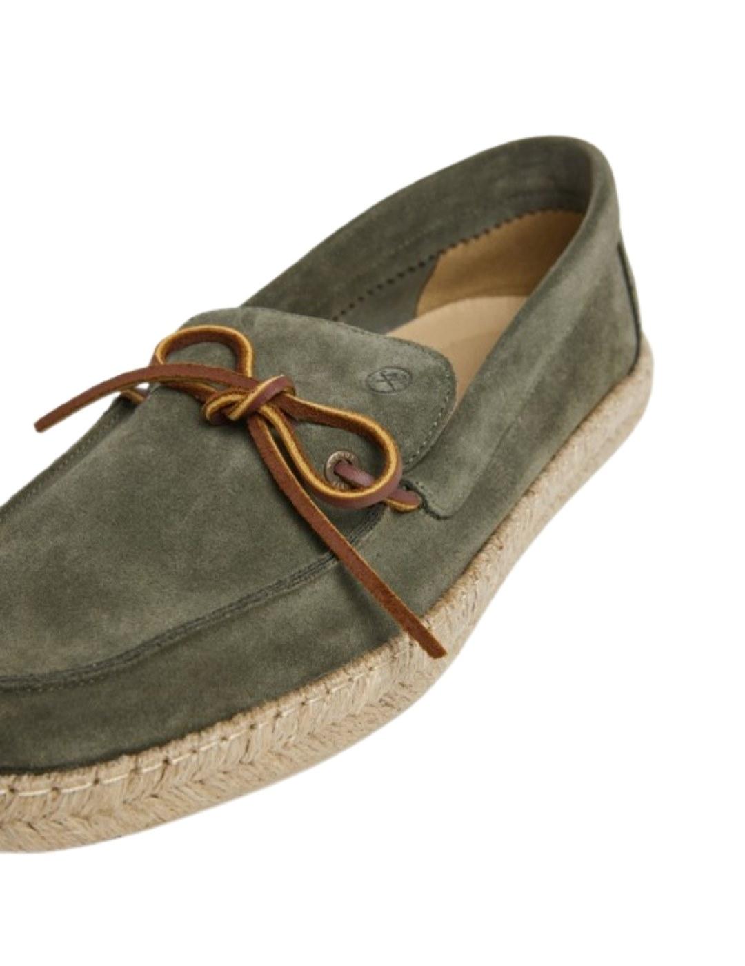 Hackett Zapatos de ante verano Verde safari