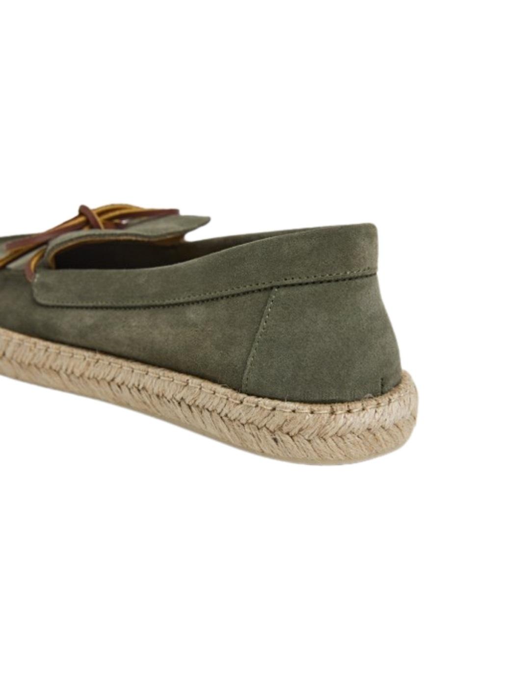 Hackett Zapatos de ante verano Verde safari