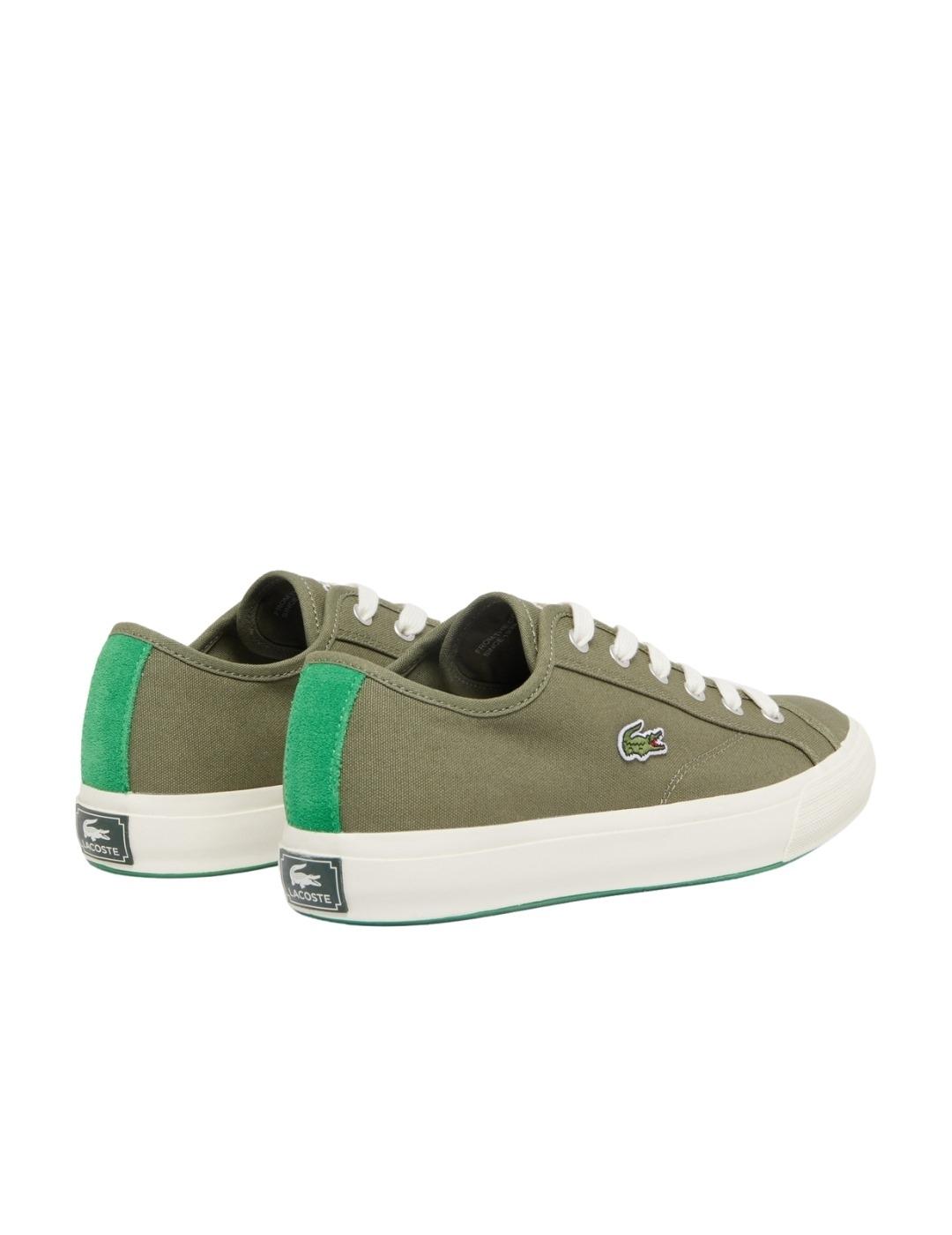Lacoste Zapatillas de hombre Backcourt Verde
