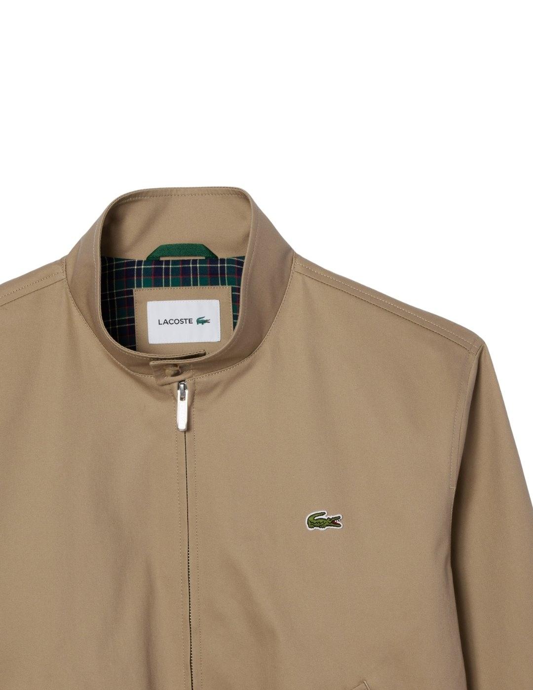 Lacoste Chaqueta Harrington de sarga hidrófuga
