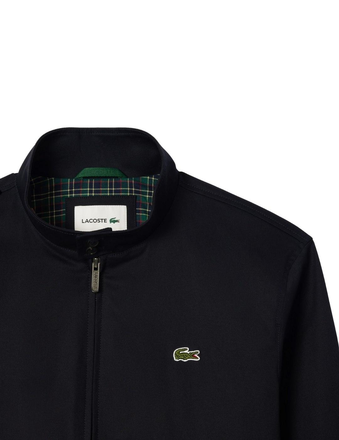 Lacoste Chaqueta Harrington de sarga hidrófuga