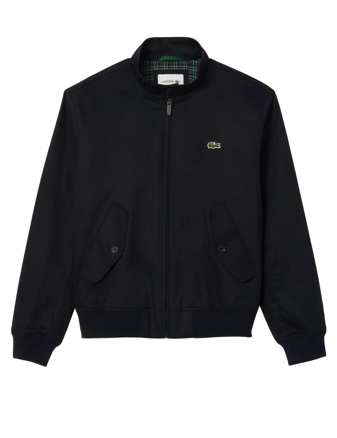 Lacoste Chaqueta Harrington de sarga hidrófuga