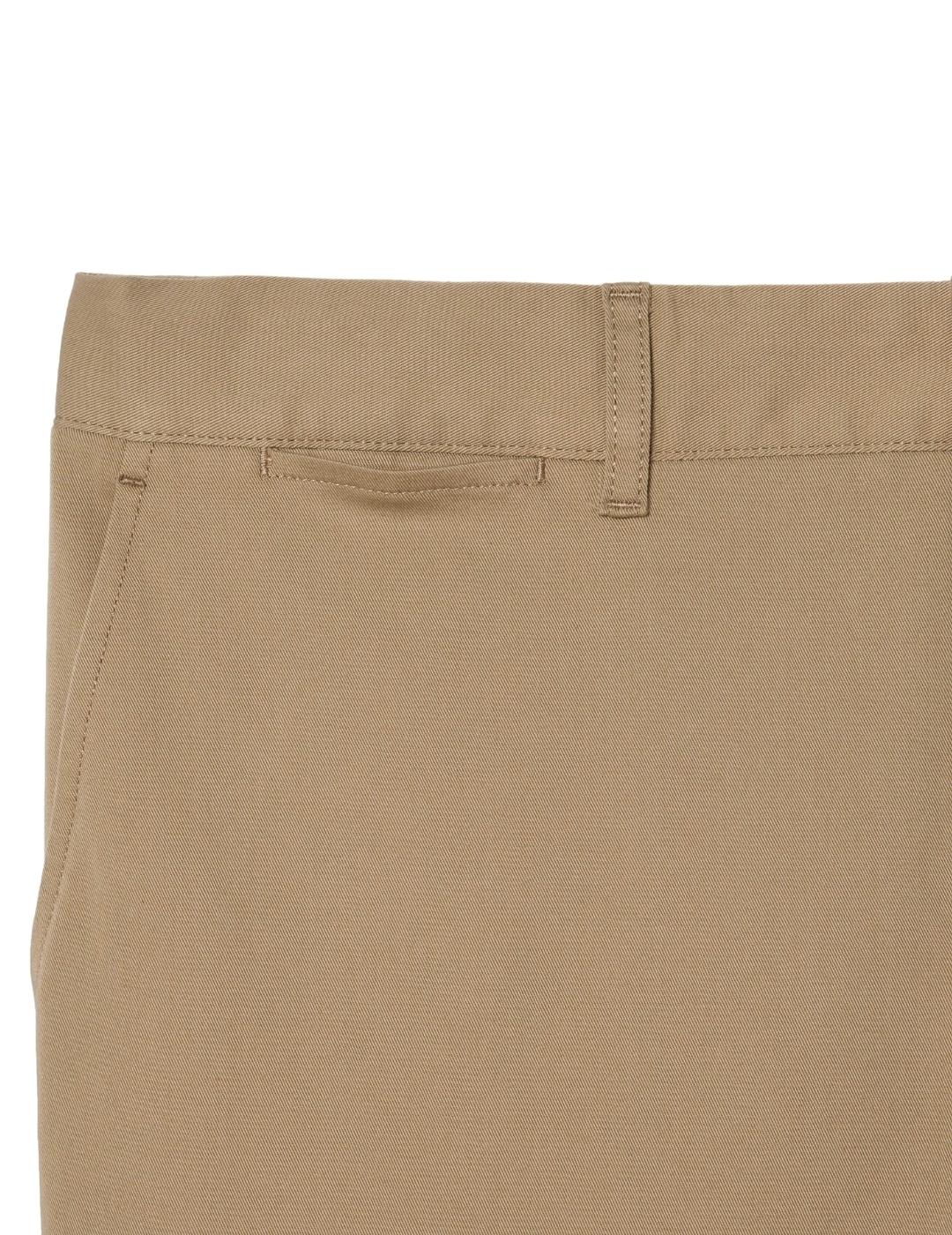 Lacoste Pantalón chino slim fit de algodón Beige