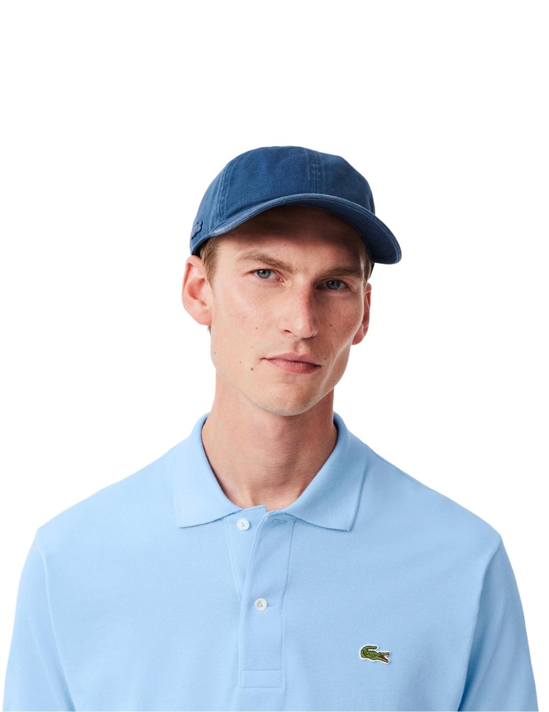 Lacoste Polo original de corte clásico Azul claro