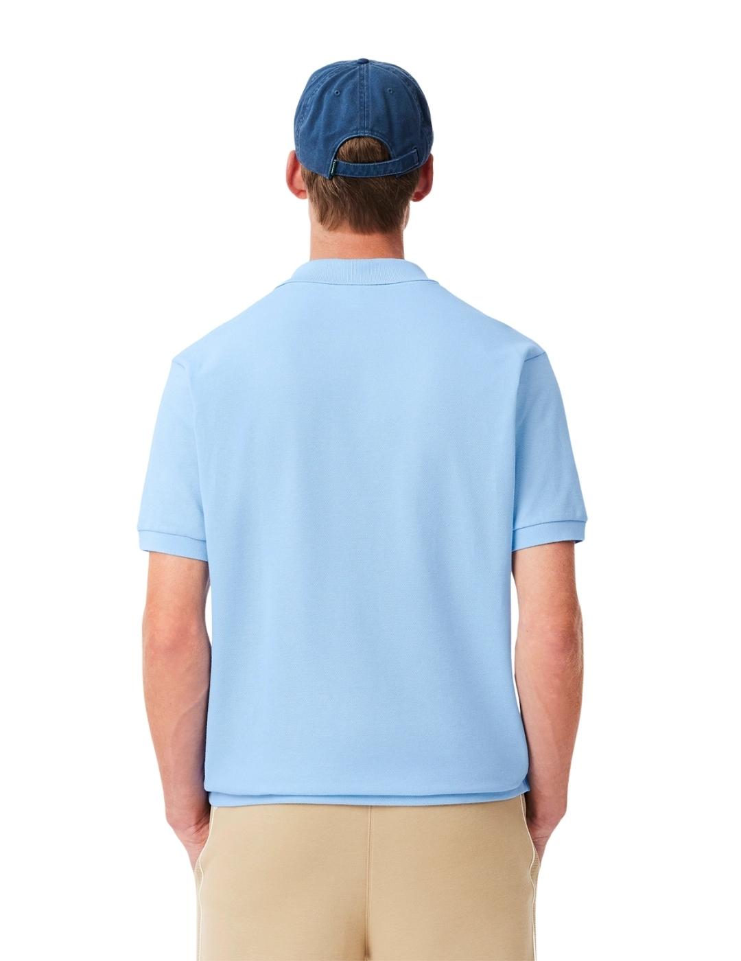 Lacoste Polo original de corte clásico Azul claro