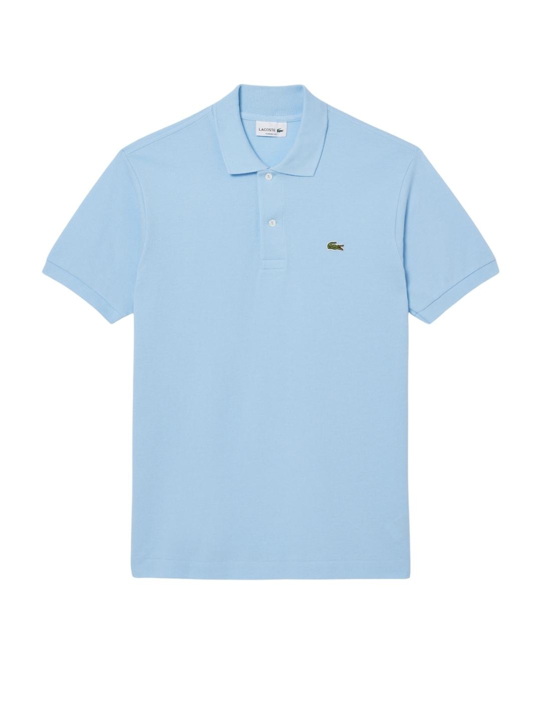 Lacoste Polo original de corte clásico Azul claro