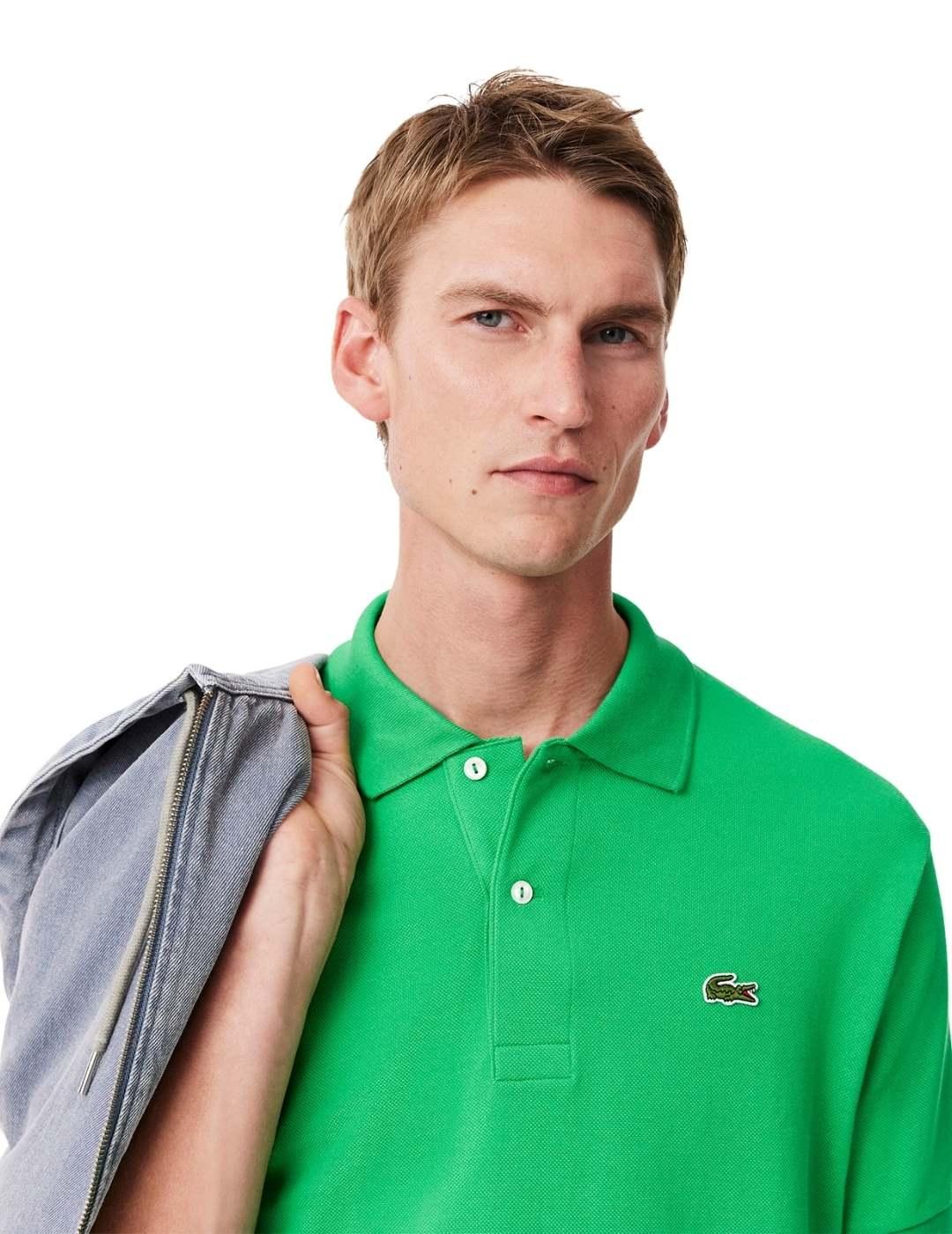 Lacoste Polo original de corte clásico Verde