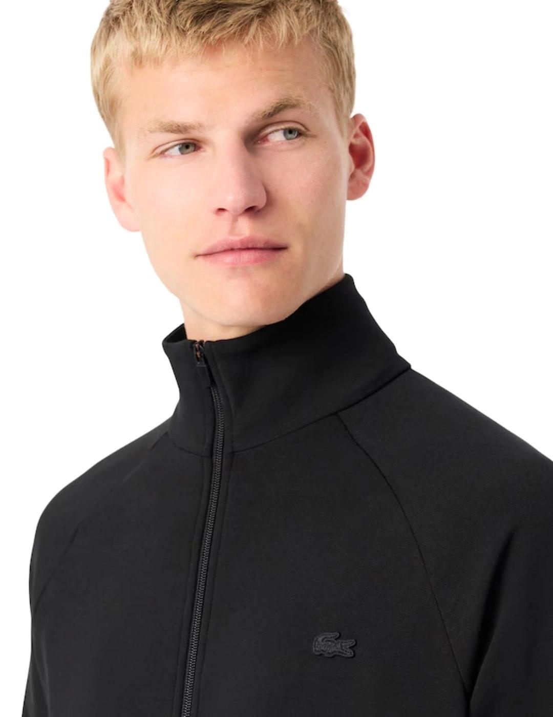 Lacoste Sudadera cremallera de punto jersey doble