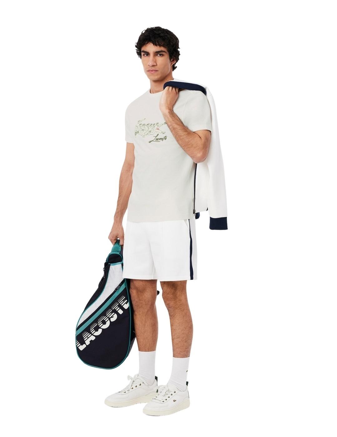 Lacoste Camiseta Blanca de tenis clásica René