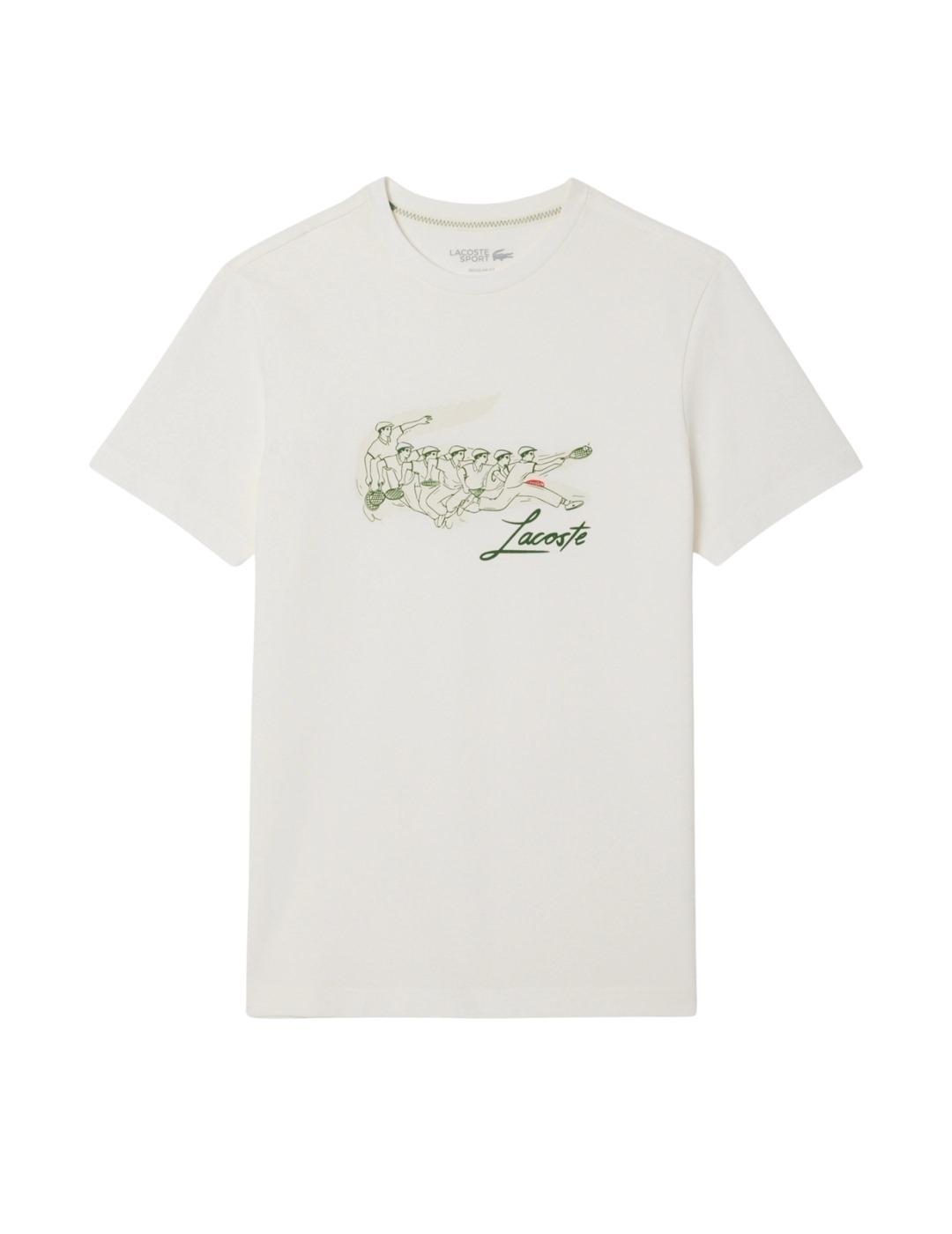 Lacoste Camiseta Blanca de tenis clásica René