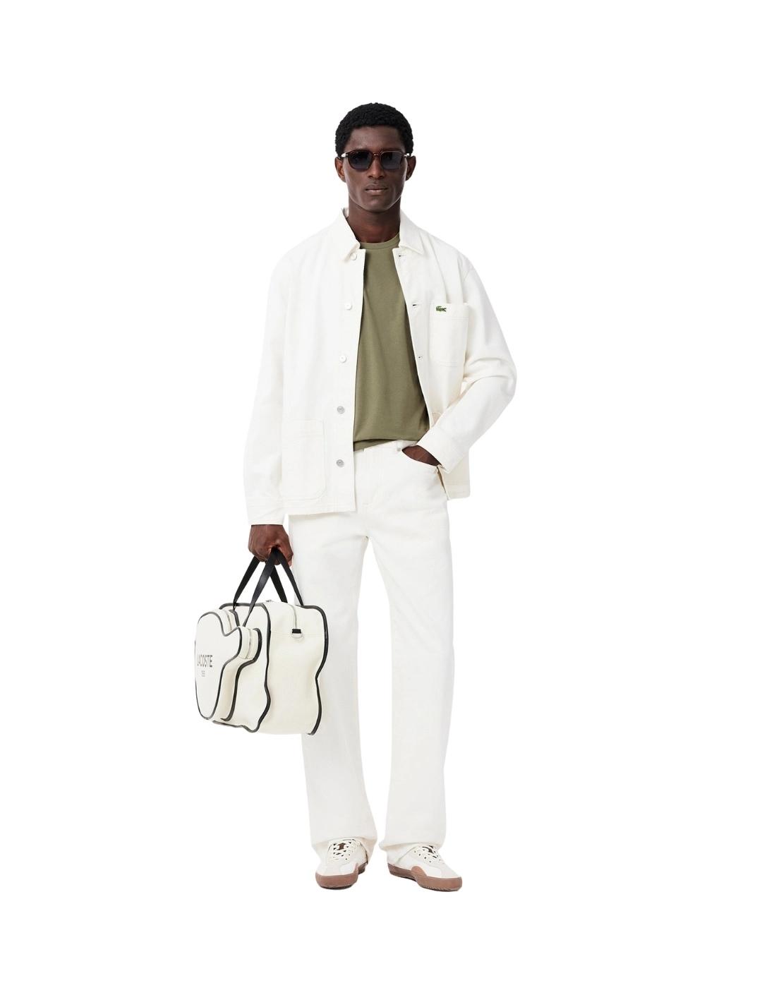 Lacoste Camiseta de algodón Verde Caqui