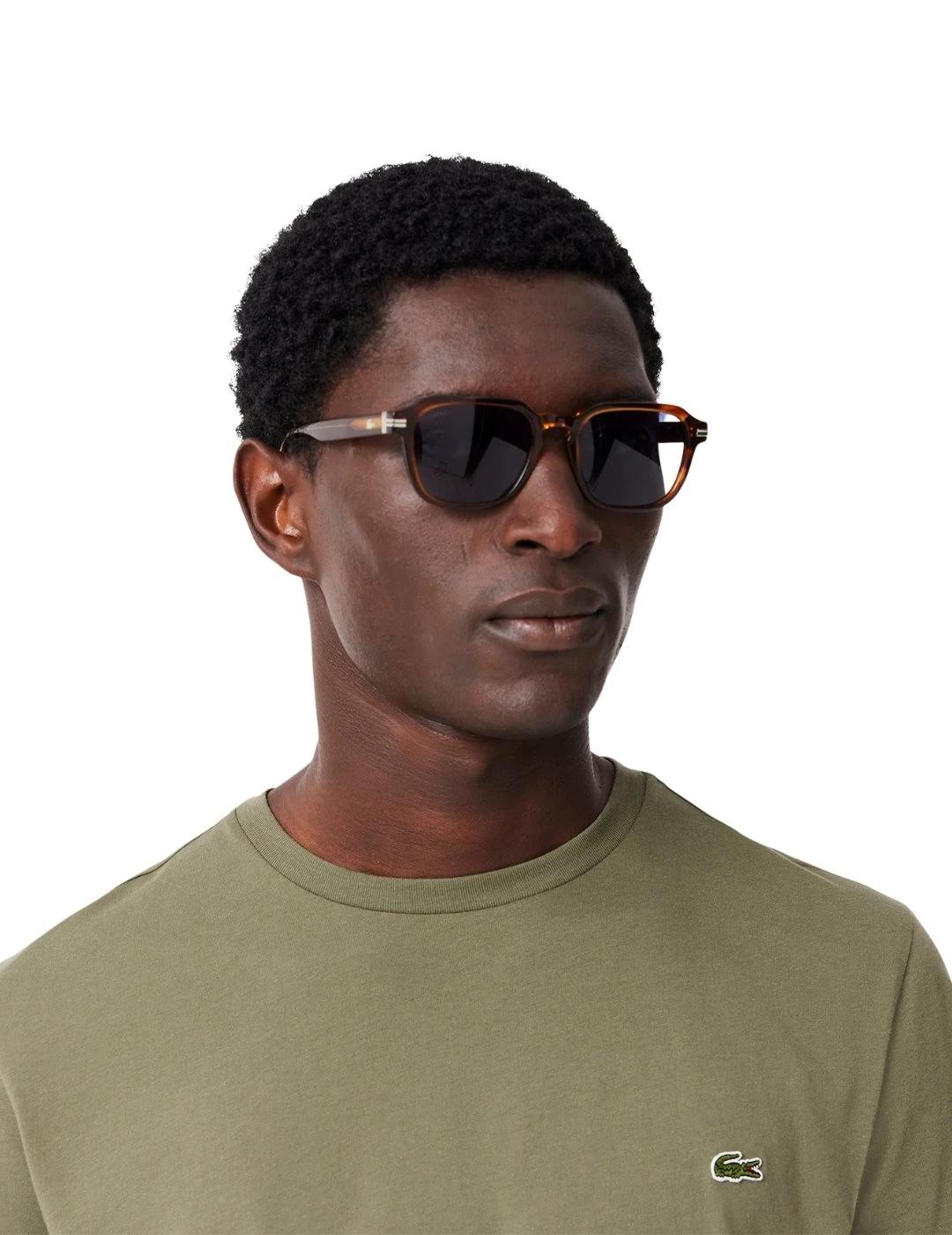 Lacoste Camiseta de algodón Verde Caqui