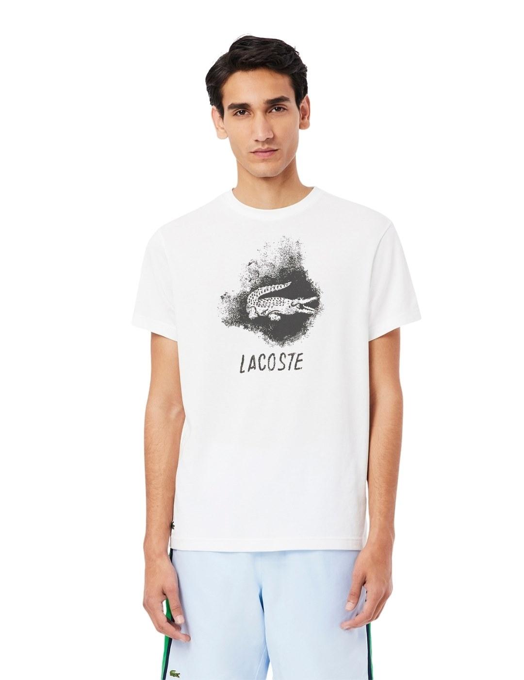 Lacoste Camiseta Deportiva gráfica ultra dry