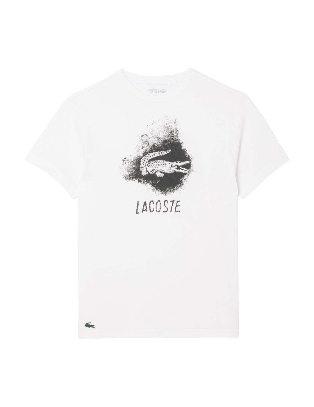 Lacoste Camiseta Deportiva gráfica ultra dry