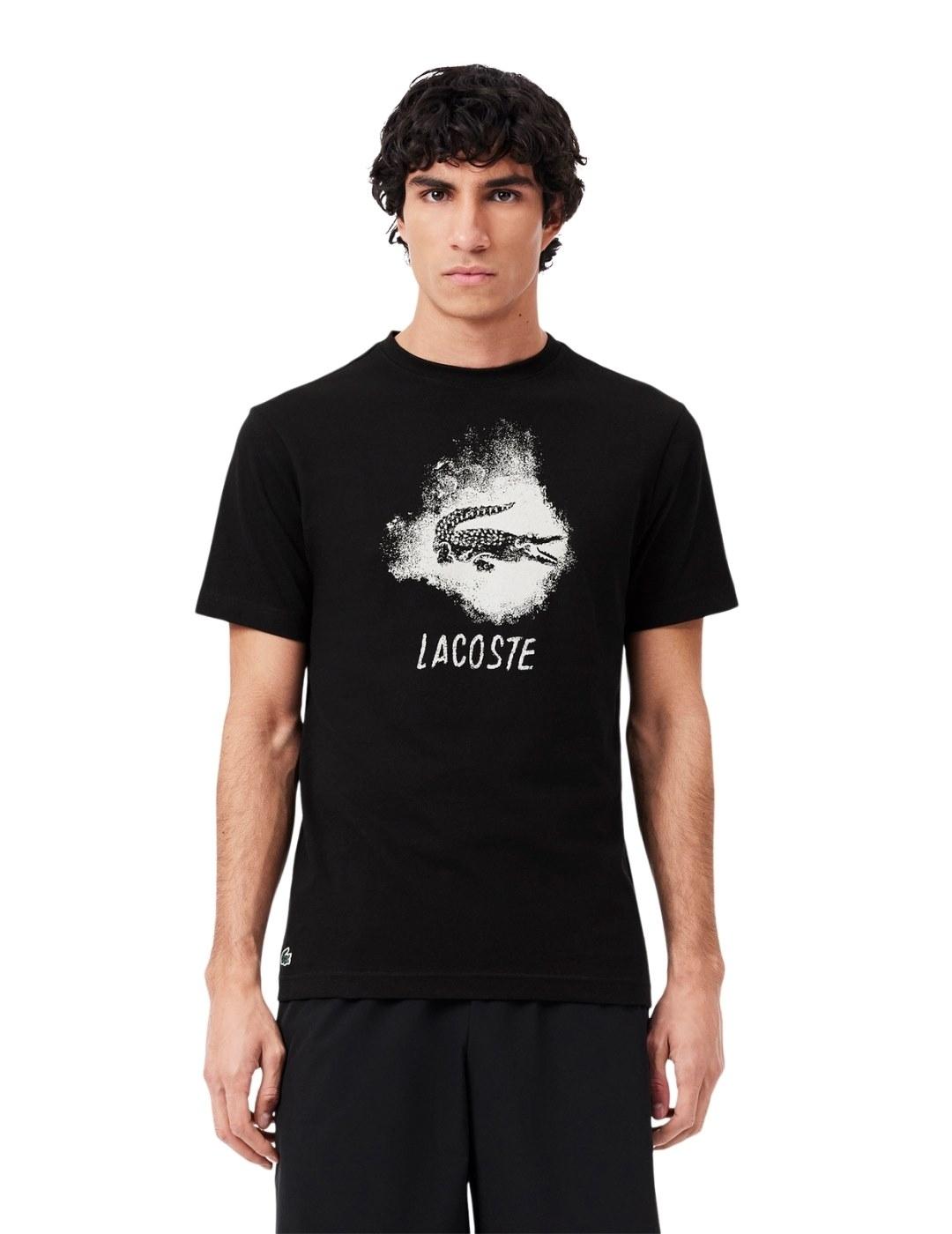 Lacoste Camiseta Deportiva gráfica ultra dry