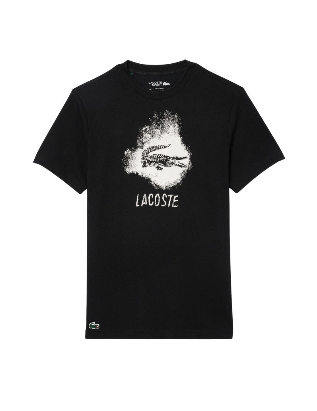 Lacoste Camiseta Deportiva gráfica ultra dry