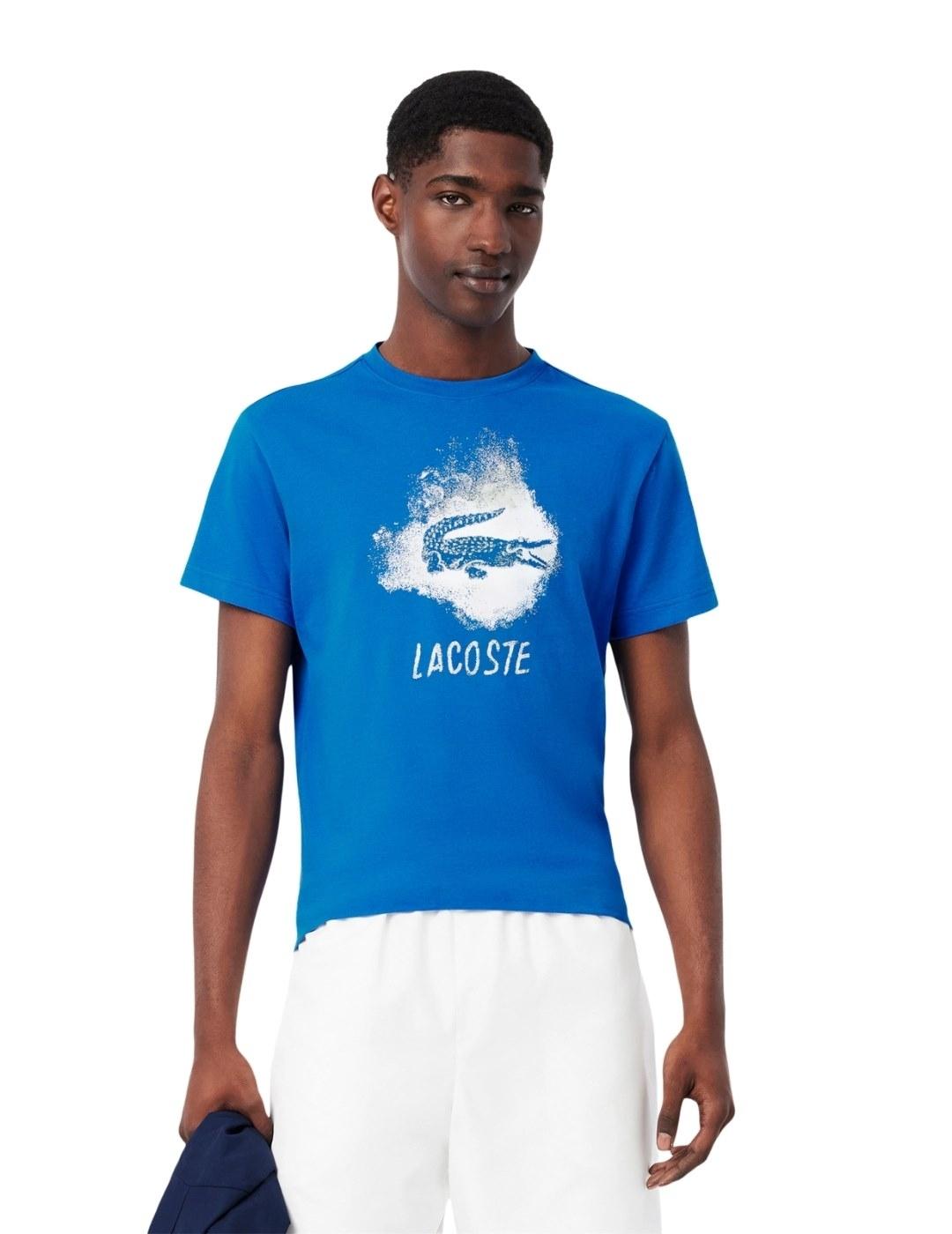 Lacoste Camiseta Deportiva gráfica ultra dry