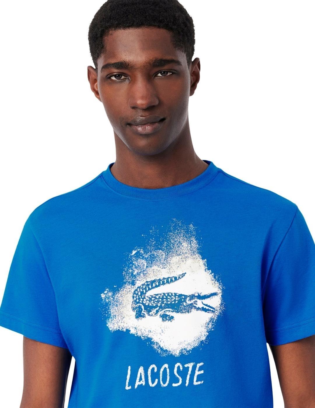 Lacoste Camiseta Deportiva gráfica ultra dry