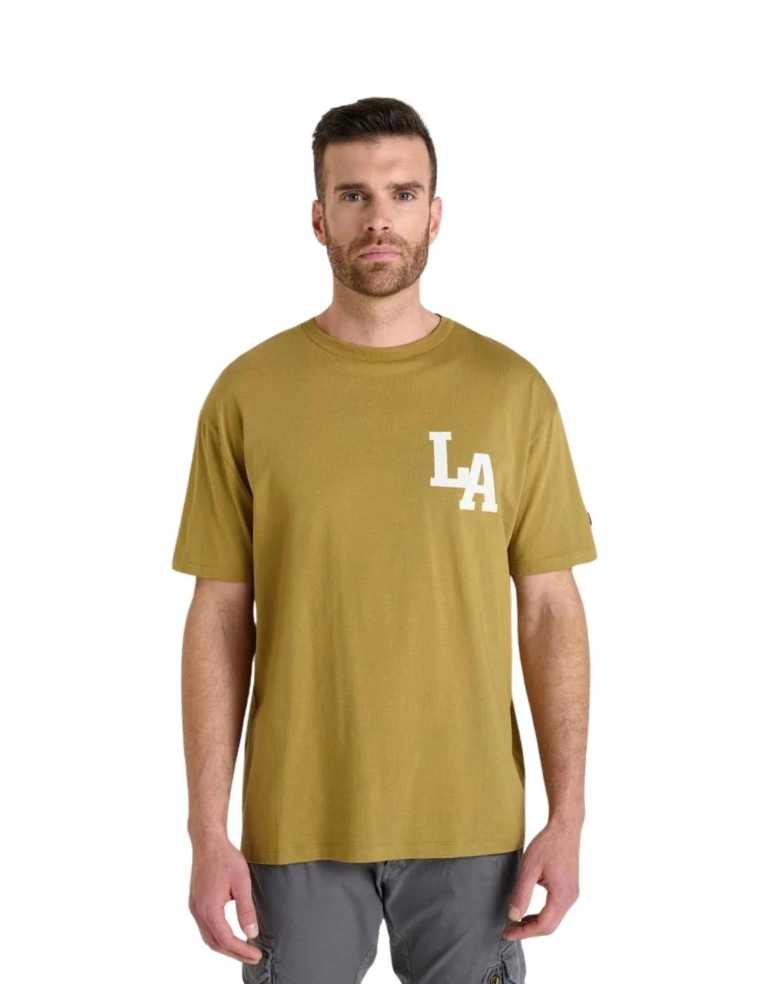 Le Temps Des Cerises Camiseta verde Dibujo oso