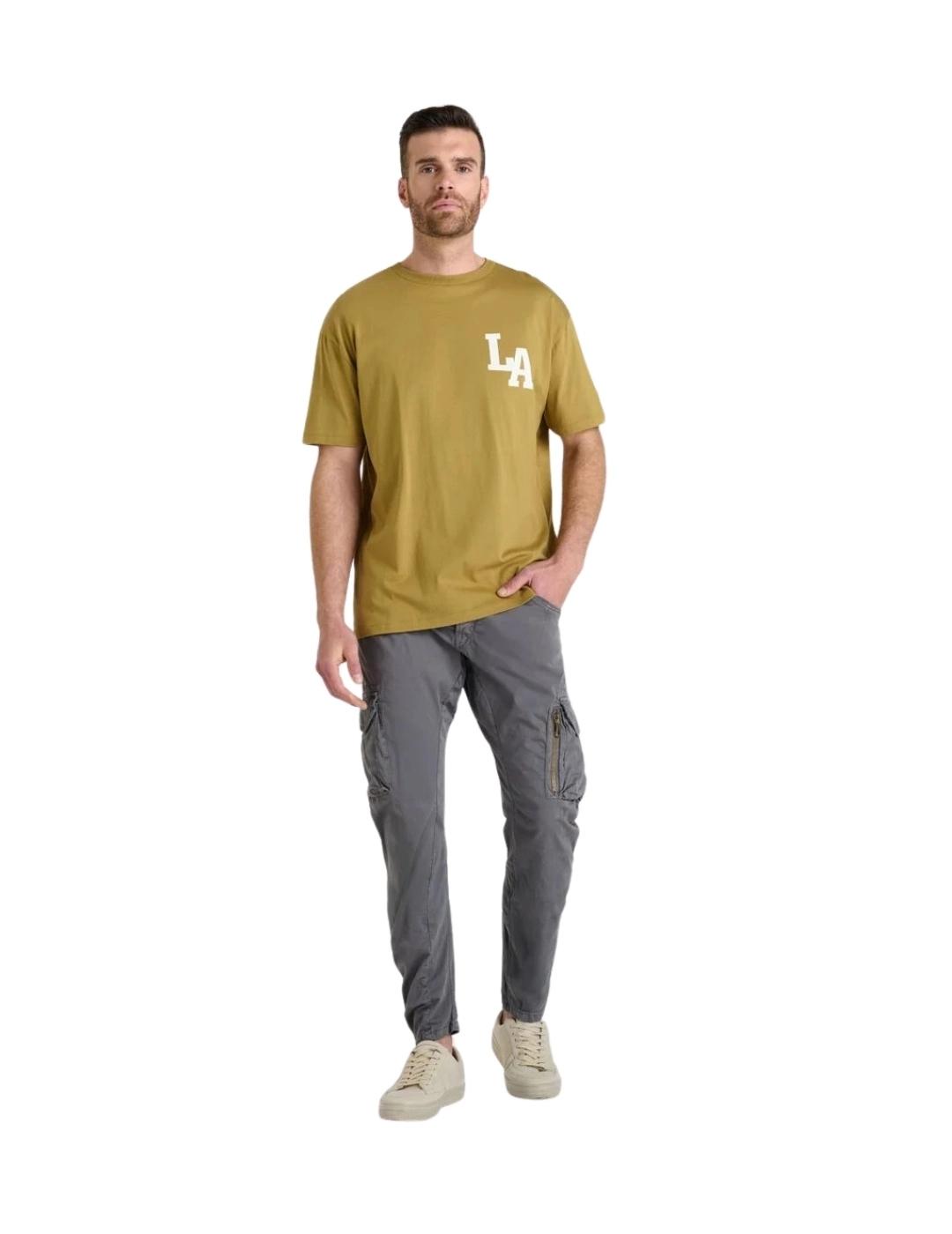 Le Temps Des Cerises Camiseta verde Dibujo oso