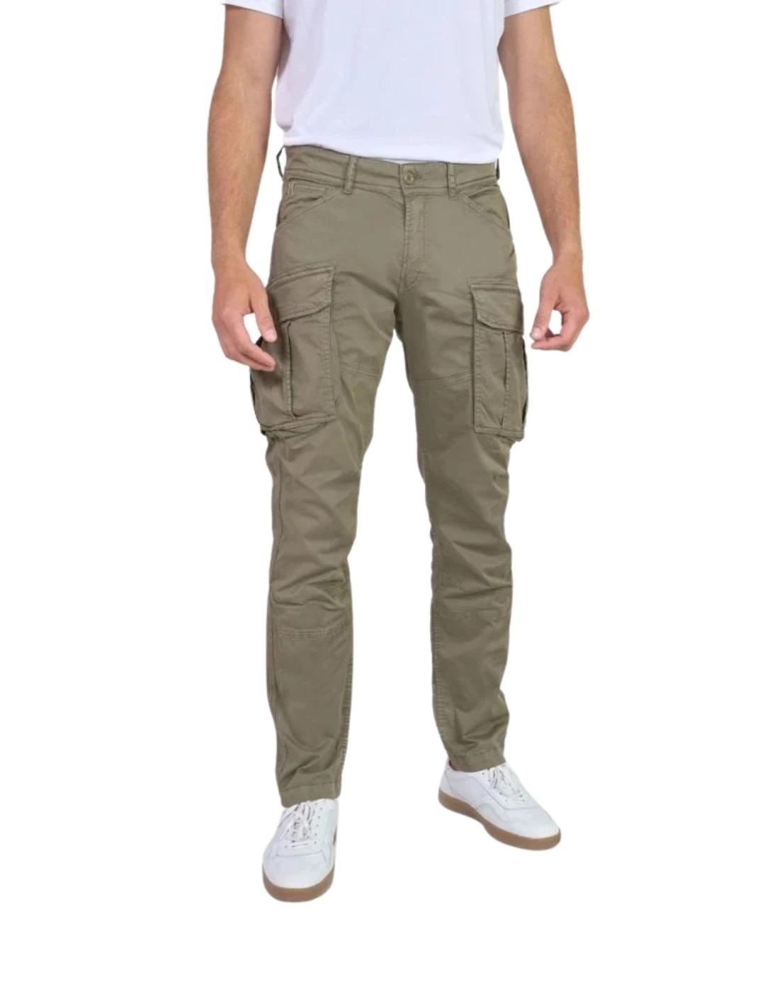 Le Temps Des Cerises Pantalones cargo Verde caqui