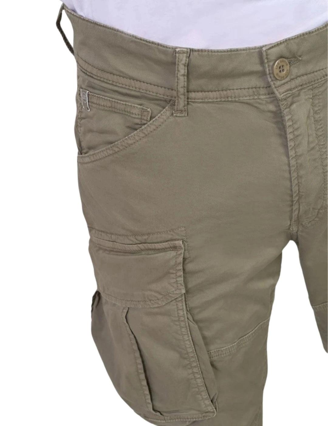 Le Temps Des Cerises Pantalones cargo Verde caqui