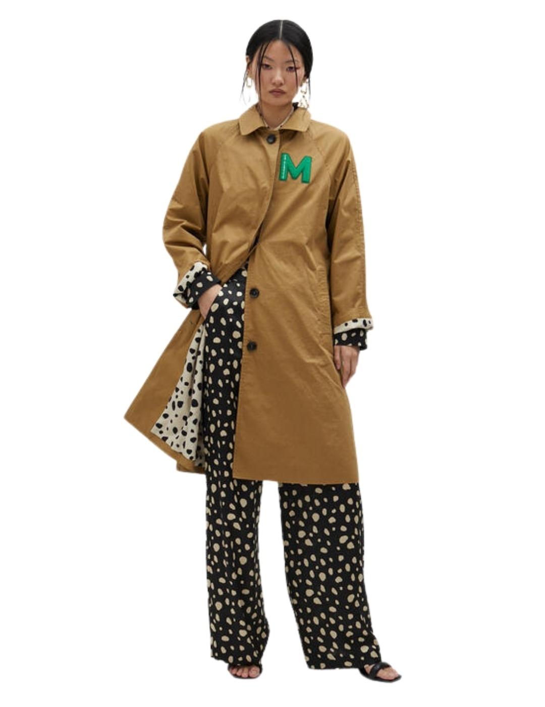 Lola Casademunt Trench Parches Camel