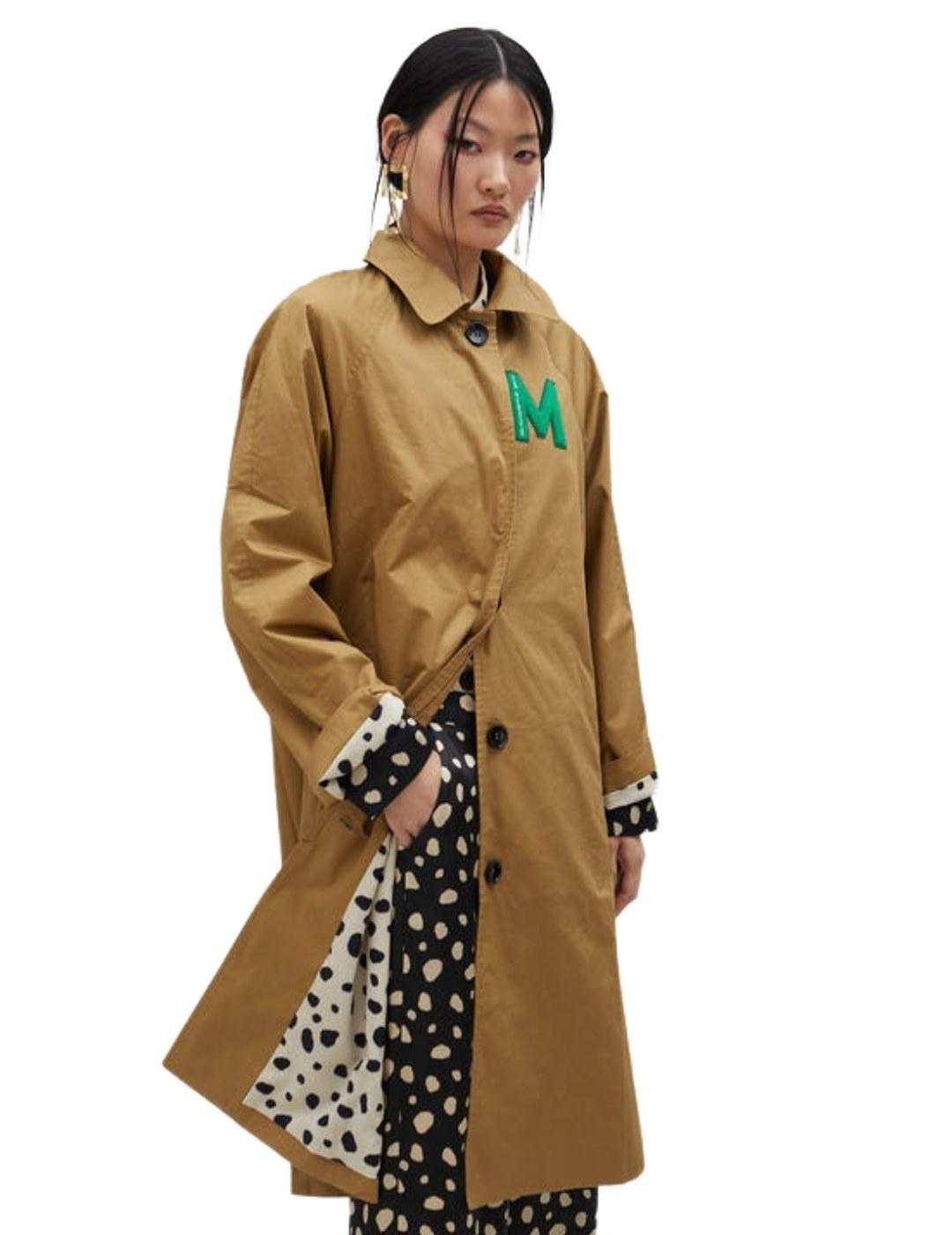 Lola Casademunt Trench Parches Camel