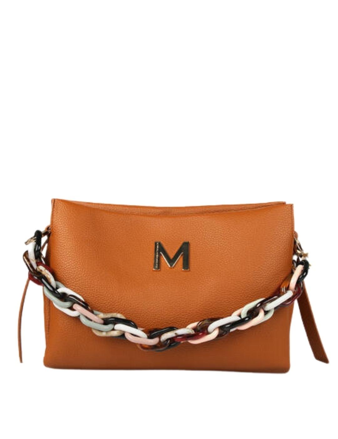 Lola Casademunt Bolso Efecto Piel Con Asa Acrílica