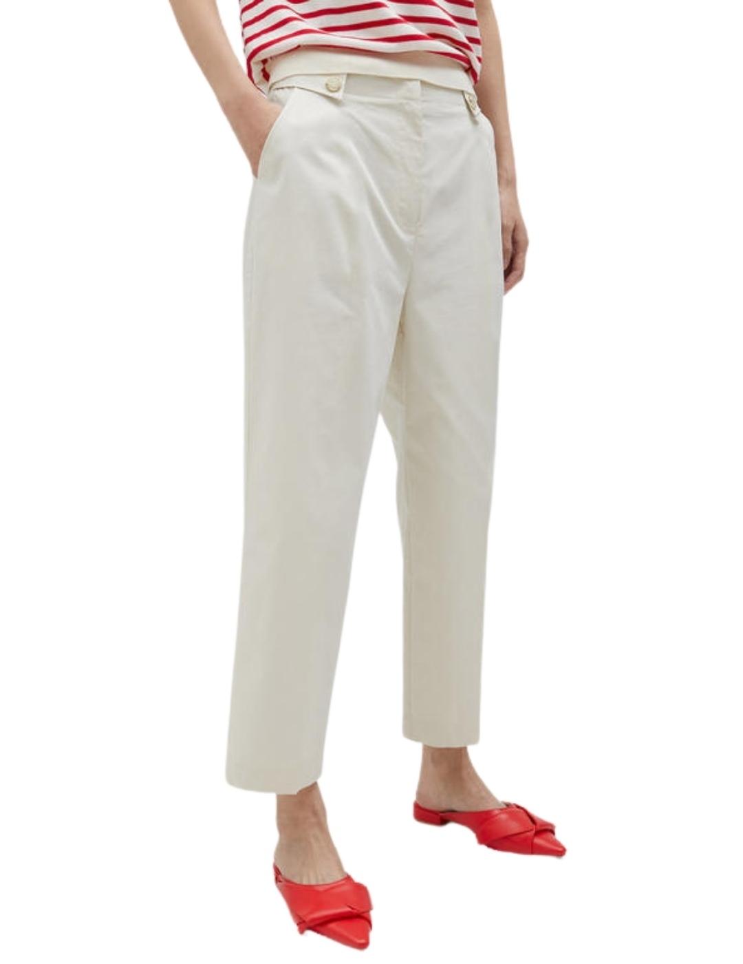 Lola Casademunt Pantalón Tejido Sastre Piedra