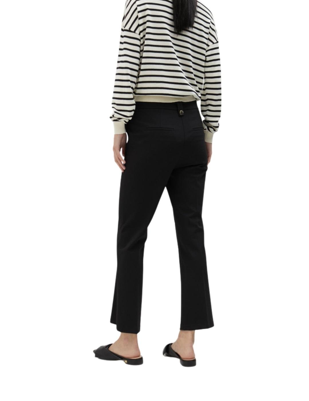 Lola Casademunt Pantalon Campanita Slim Negro