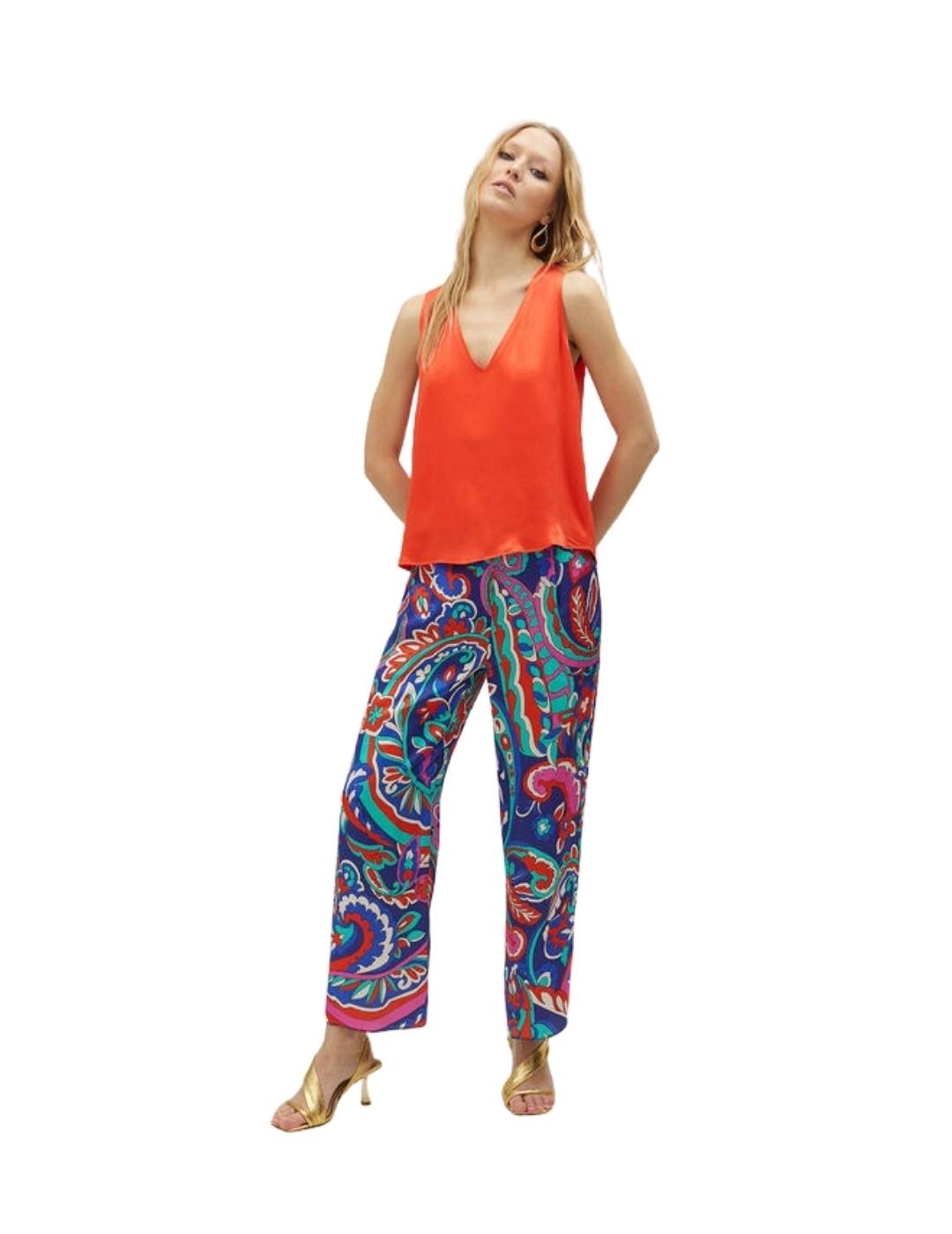 Lola Casademunt Top Tirante Ancho Básico Cuello V