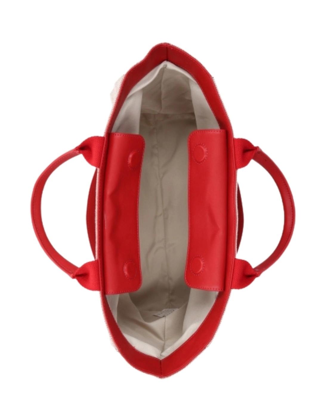 Liujo Bolso tote grande Rojo