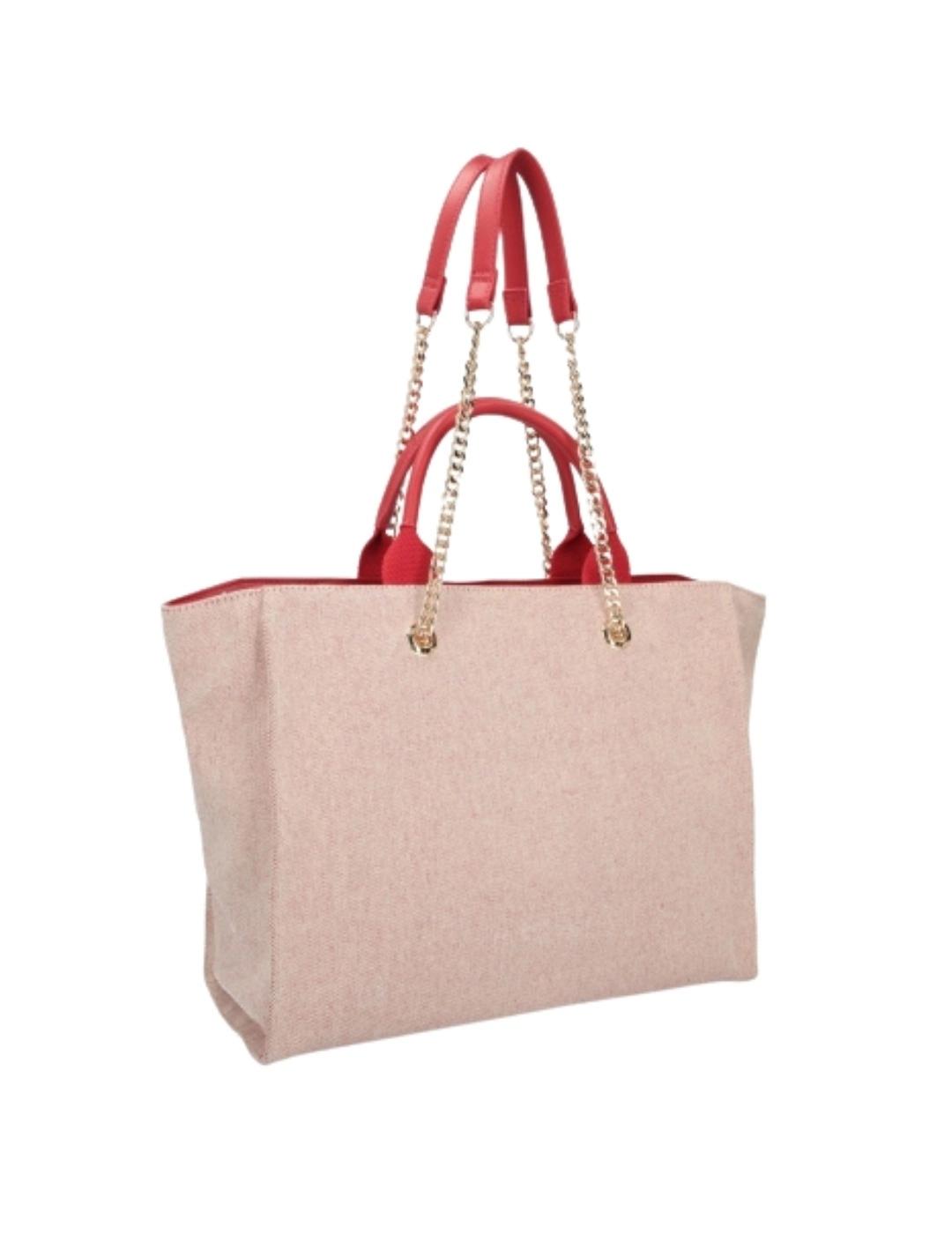 Liujo Bolso tote grande Rojo