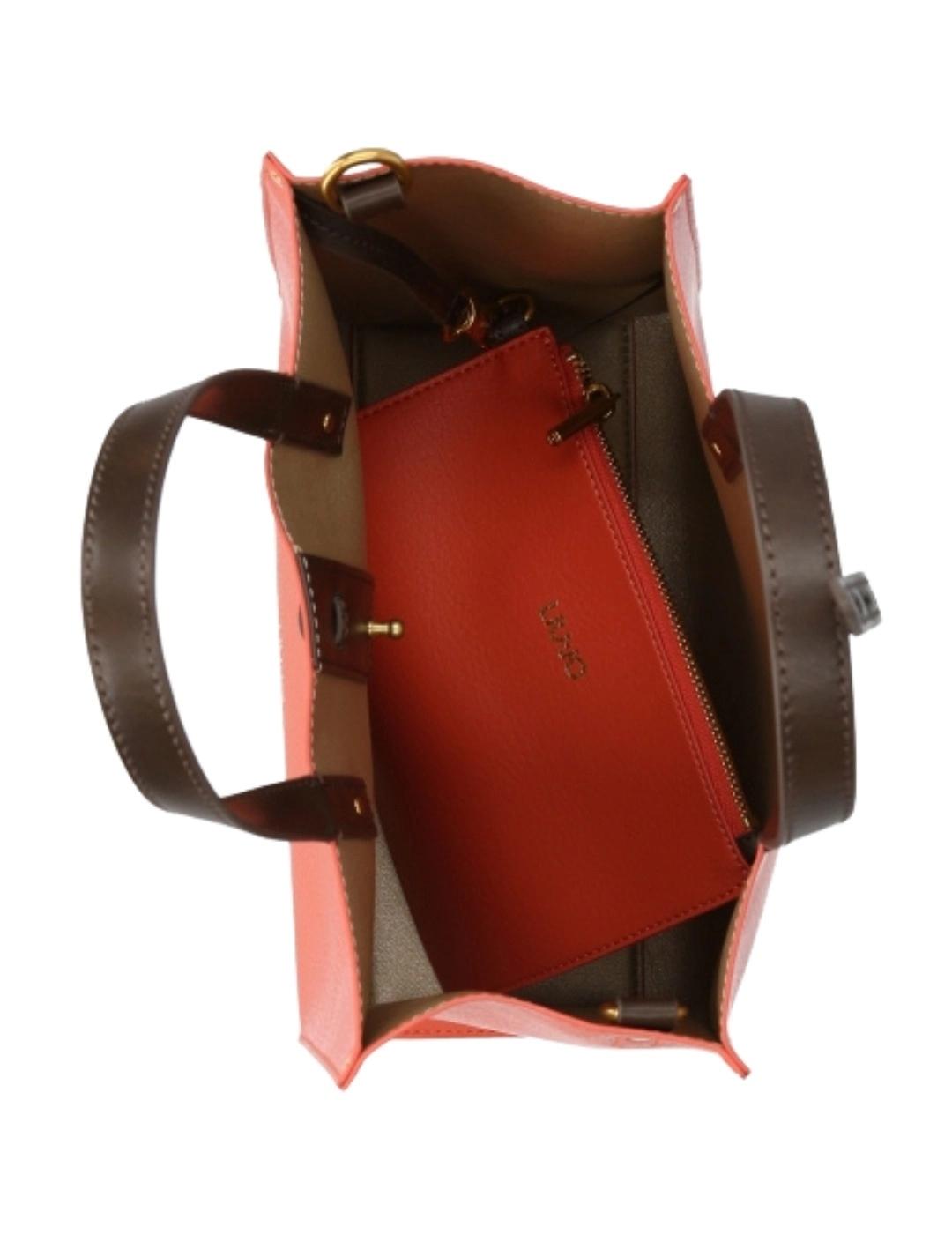 Liujo Bolso pequeño con charm Naranja