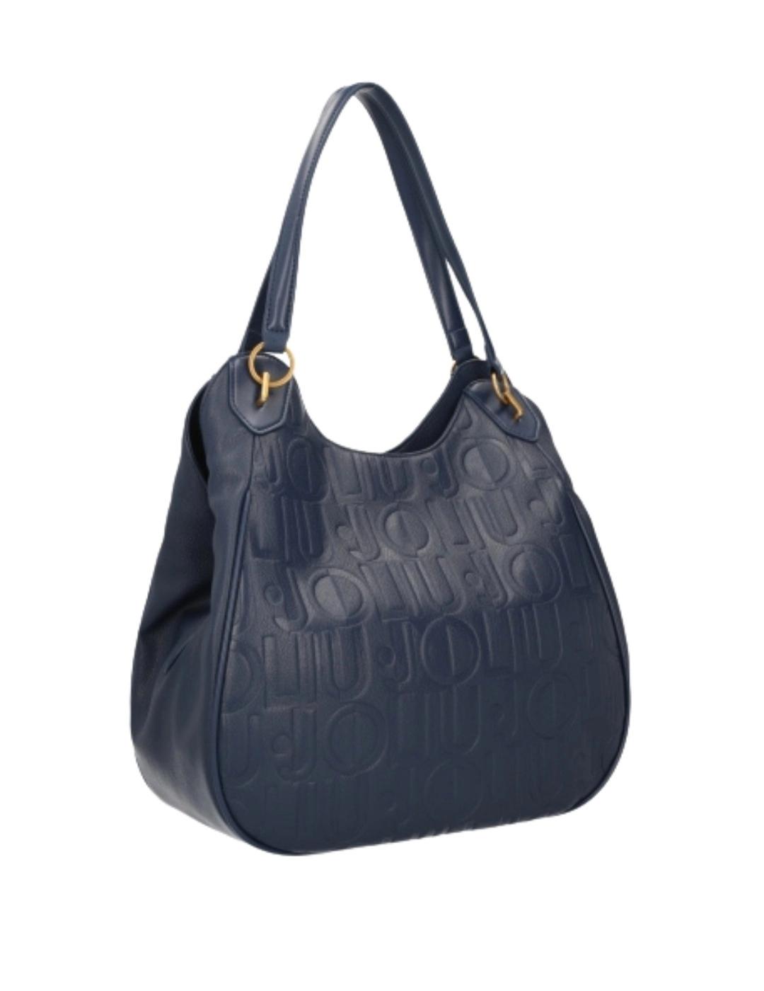 Liujo Bolso grande con cadena decorativa Azul