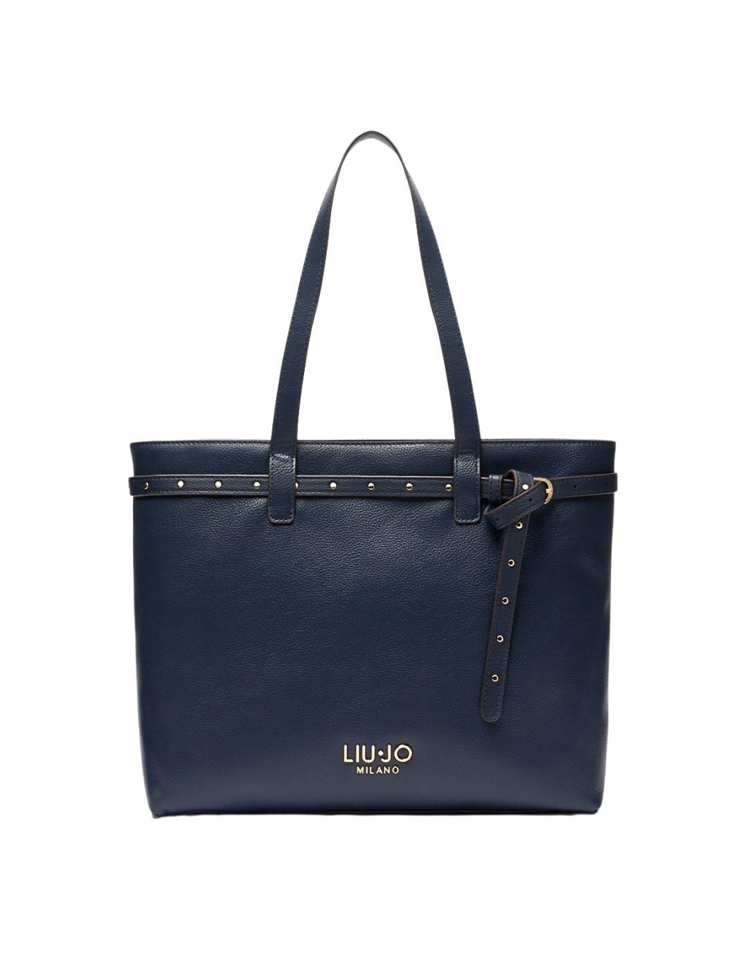 Liujo Bolso tote mediano Liujo better Azul marino