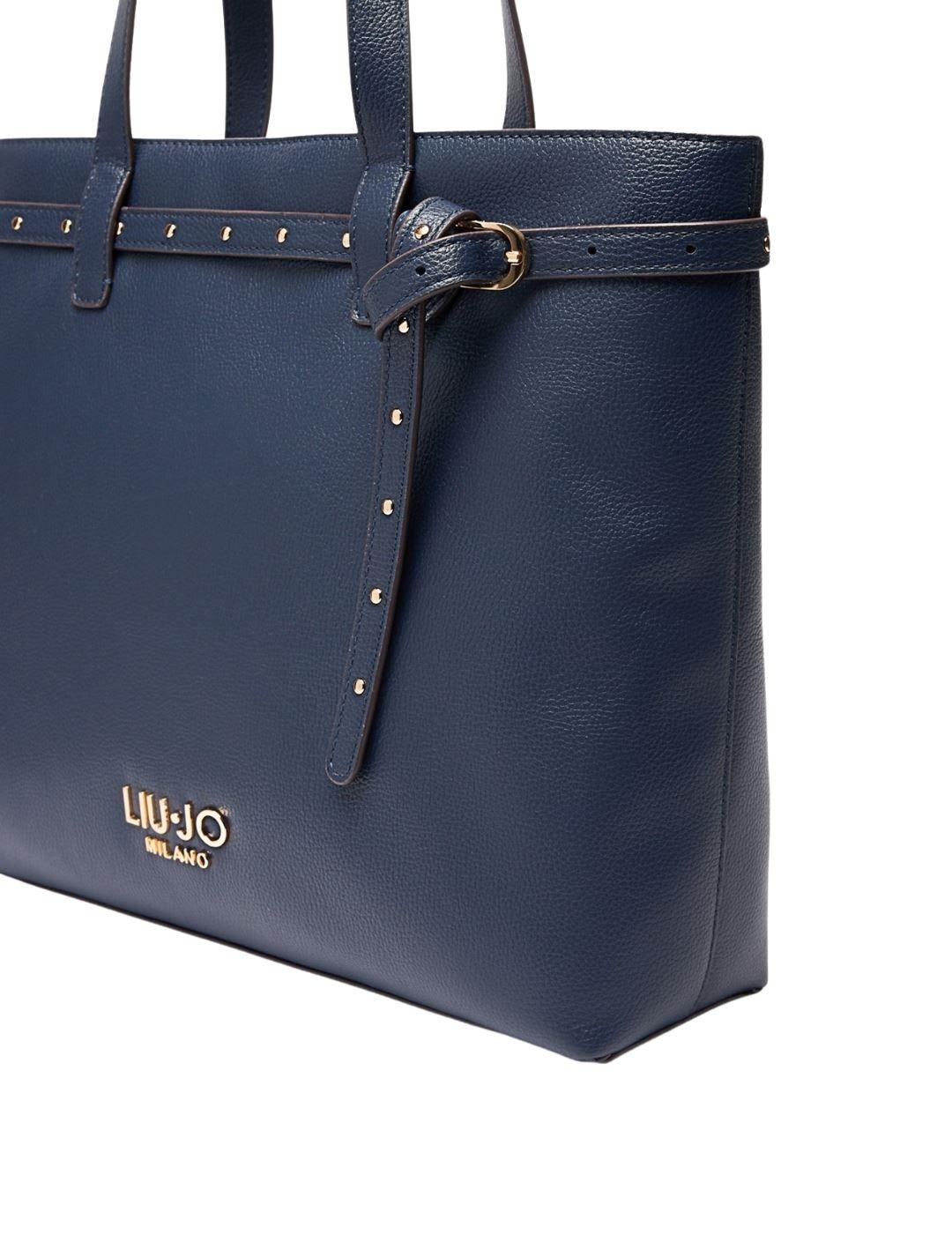 Liujo Bolso tote mediano Liujo better Azul marino