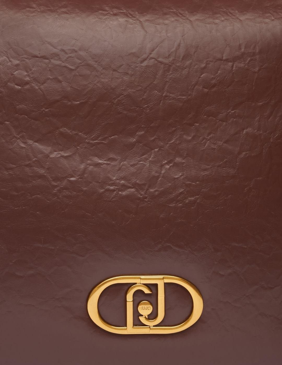 Liujo Bolso Hobo mediano LaPuffy Marrón