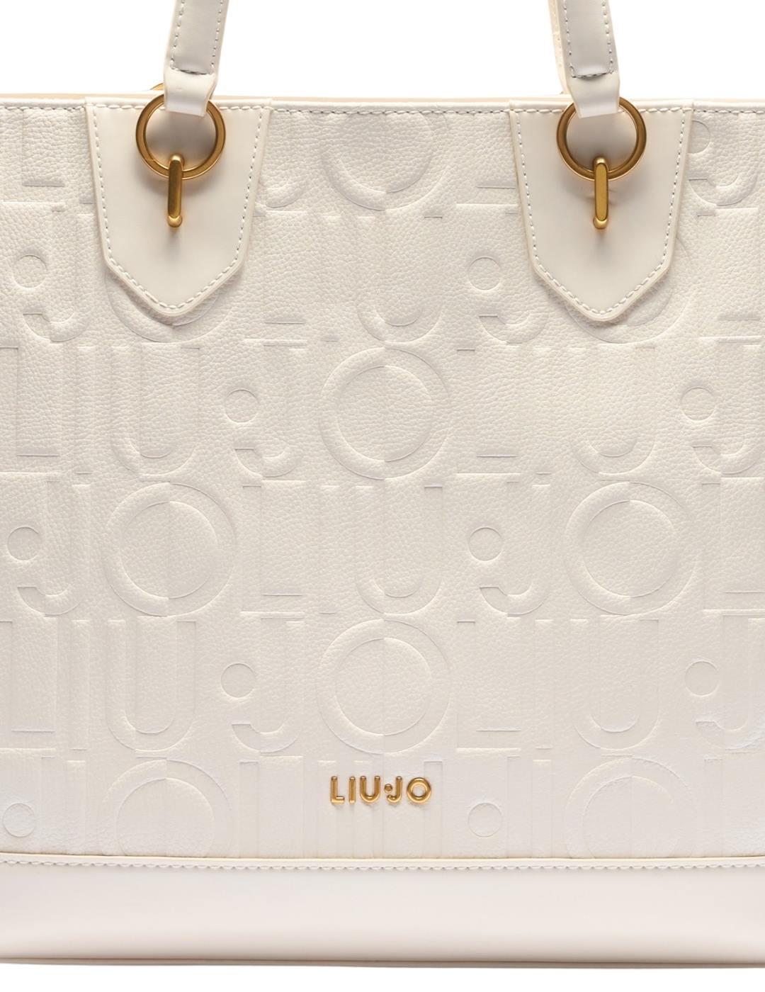Liujo Bolso tote mediano con cadena decorativa